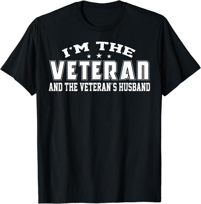 [100% Cotton] Proud Veteran And Veteran Husband Military Couple Love T-Shirt Hoodie, Sweatshirt | HypeDripTees.com