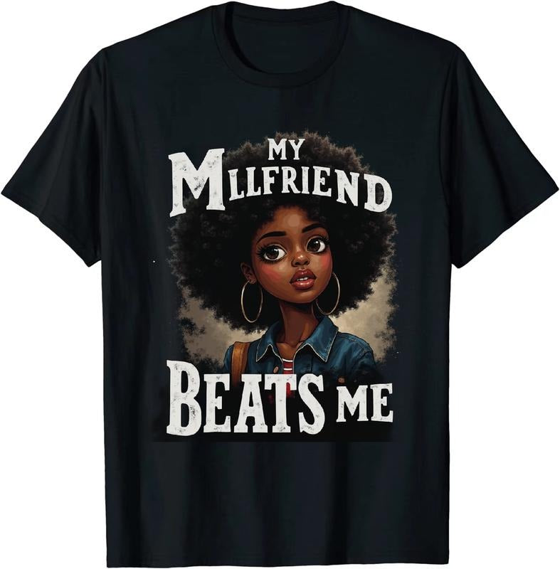 [100% Cotton] Quirky My Girlfriend Beats Me Unisex Short Sleeve Cotton T Shirt Hoodie, Sweatshirt | HypeDripTees.com