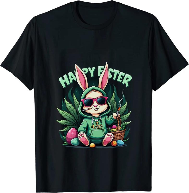 [100% Cotton] Racing Racer Easter 420 T - Shirt With Bunny And Basket Hoodie, Sweatshirt | HypeDripTees.com