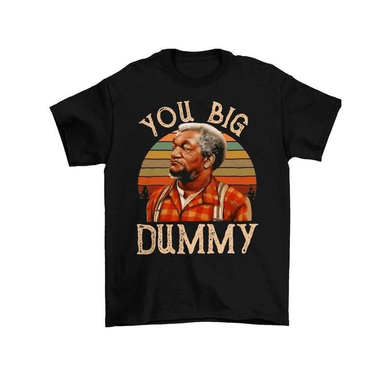 [100% Cotton] Retro Sun Plaid Shirt Funny You Big Dumpy Man Graphic T-Shirt Hoodie, Sweatshirt | HypeDripTees.com