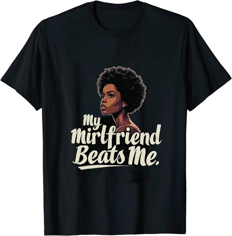 [100% Cotton] Riotous My Girlfriend Beats Me Short Sleeve T Shirt for Men and Women Hoodie, Sweatshirt | HypeDripTees.com