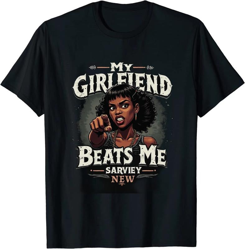 [100% Cotton] Riotous My Girlfriend Beats Me T Shirt Amid Global Hot Issues Hoodie, Sweatshirt | HypeDripTees.com