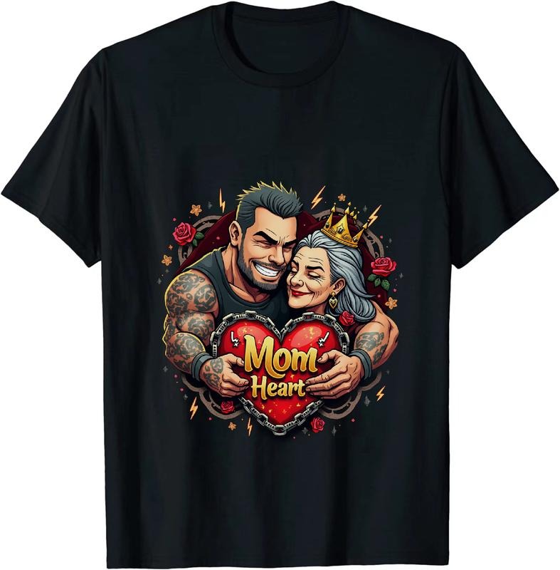 [100% Cotton] Royal Love Couple With Crown And Heart Mom T-Shirt Design Hoodie, Sweatshirt | HypeDripTees.com