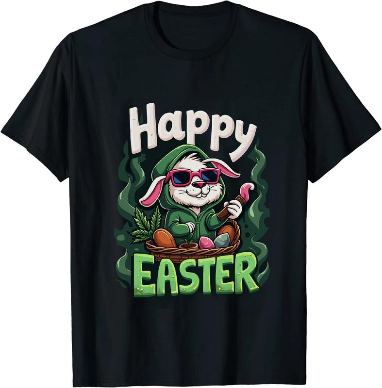 [100% Cotton] Sick Tastic Easter Bunny 420 T - Shirt Bunny Image Hoodie, Sweatshirt | HypeDripTees.com