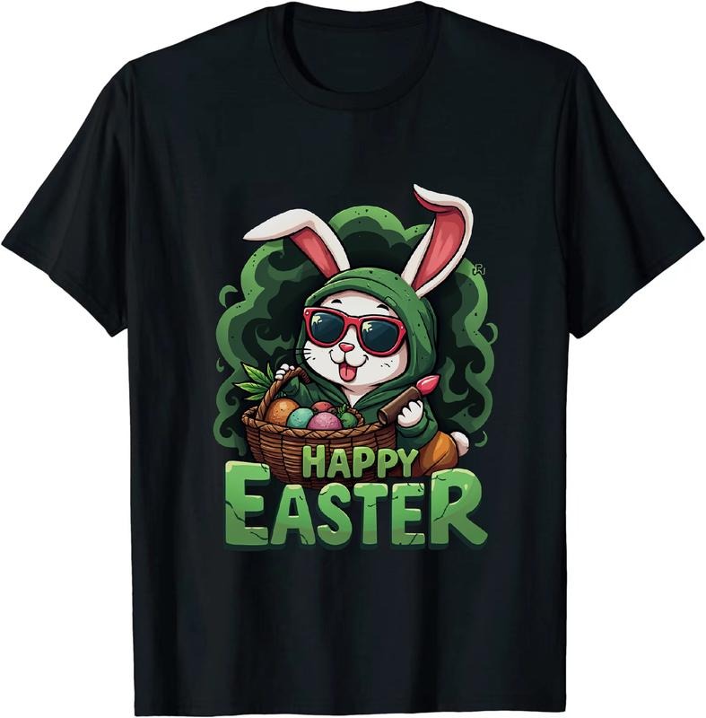 [100% Cotton] Sicko As Fk 420 Easter T - Shirt Bunny Character Hoodie, Sweatshirt | HypeDripTees.com