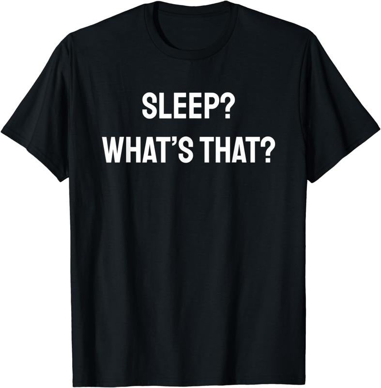 [100% Cotton] Sleep Deprived Sleepless Nights Humor Graphic T-Shirt Hoodie, Sweatshirt | HypeDripTees.com