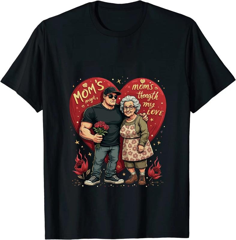 [100% Cotton] Strong Son And Loving Mom Heartwarming Family Bond T-Shirt Design Hoodie, Sweatshirt | HypeDripTees.com