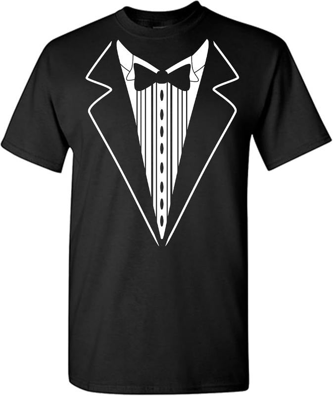 [100% Cotton] Stylish Black Tuxedo Bow Tie Formal Wear T-Shirt For Men And Women Hoodie, Sweatshirt | HypeDripTees.com