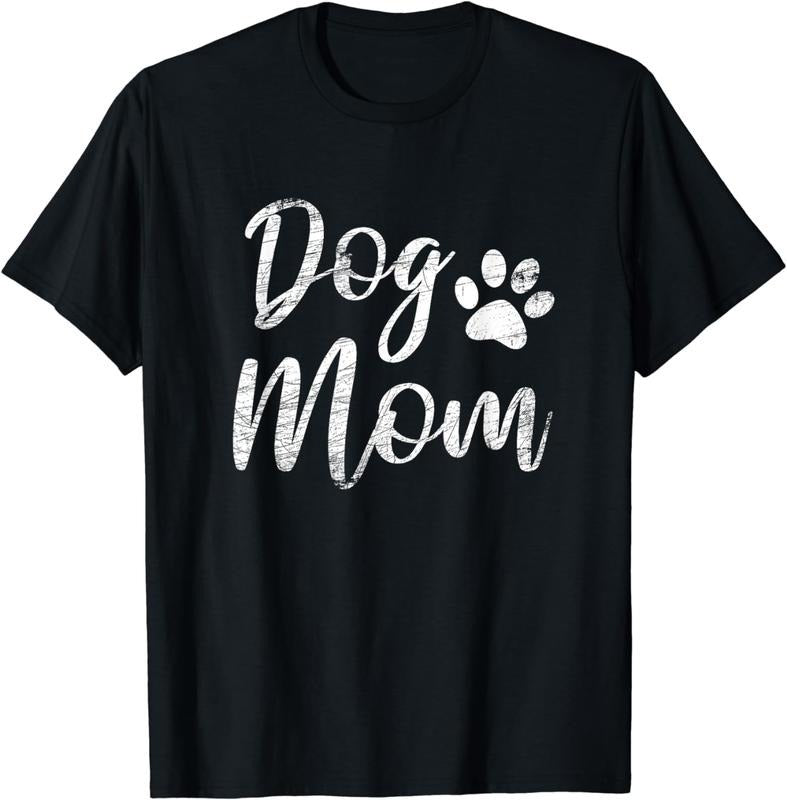 [100% Cotton] Stylish Dog Mom Paw Print Casual Comfort T-Shirt For Pet Lovers Hoodie, Sweatshirt | HypeDripTees.com
