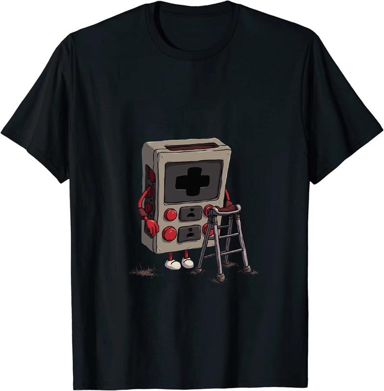 [100% Cotton] Stylish Game Console With Crutch T - Shirt For Cool Gamers Hoodie, Sweatshirt | HypeDripTees.com