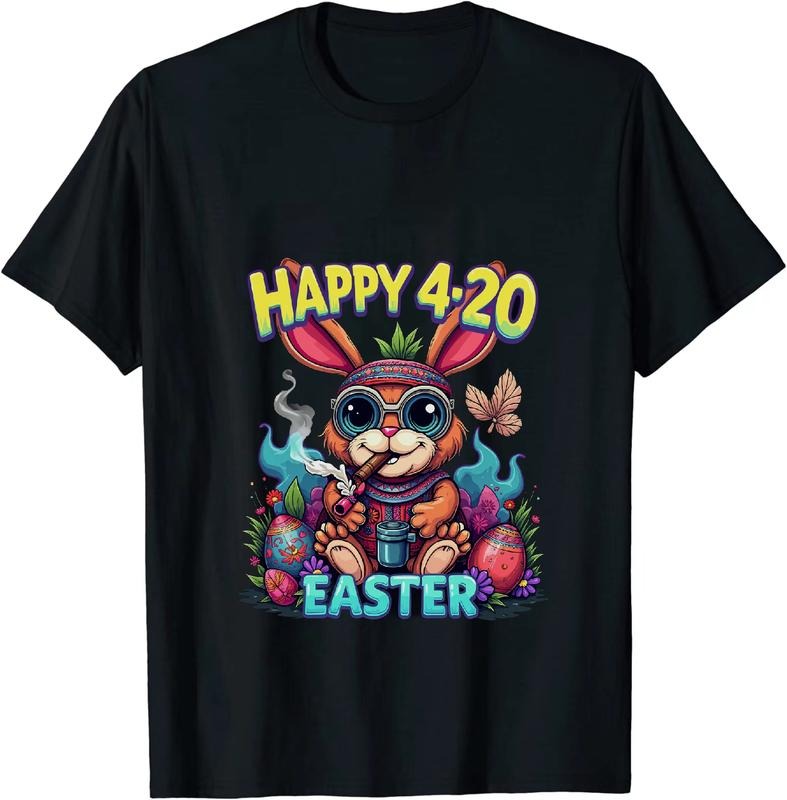 [100% Cotton] Suave Happy 4 - 20 Easter Bunny T - Shirt With Egg Motifs Hoodie, Sweatshirt | HypeDripTees.com