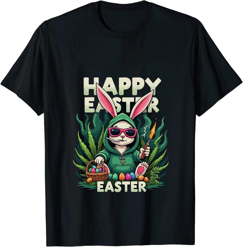 [100% Cotton] Swimming Sensation 420 Easter T - Shirt With Bunny And Eggs Hoodie, Sweatshirt | HypeDripTees.com