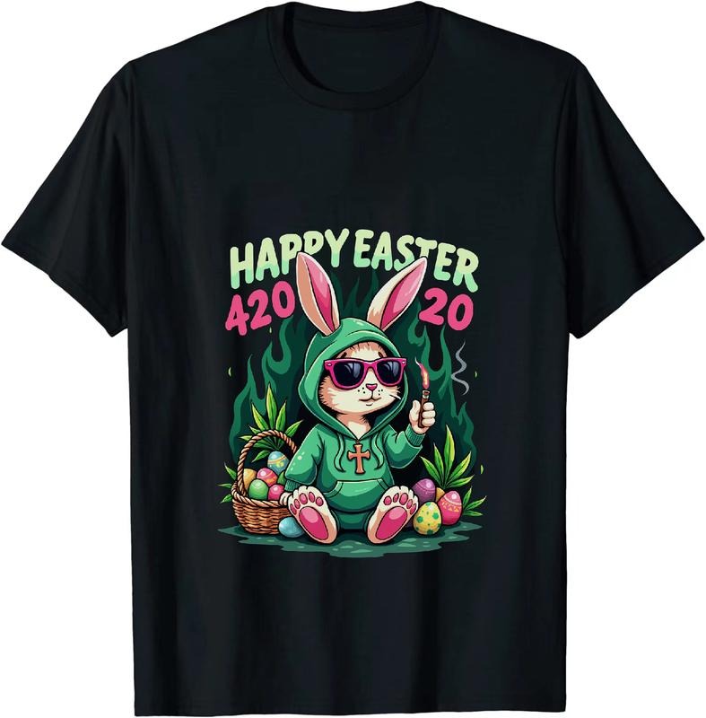 [100% Cotton] Tech Titan Easter Bunny 420 T - Shirt Hoodie, Sweatshirt | HypeDripTees.com