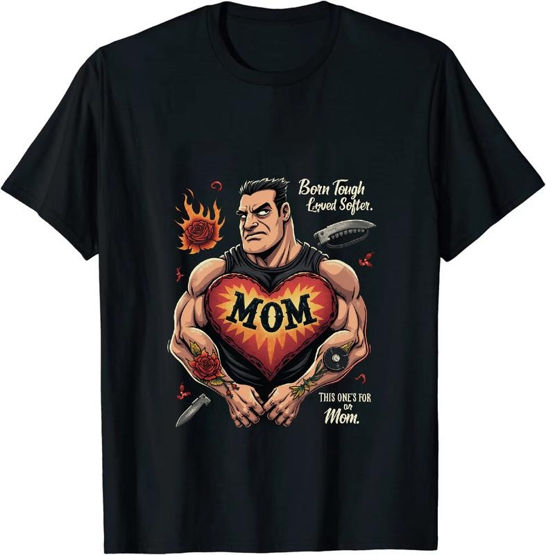 [100% Cotton] TikTok - Worthy Mom Tattoo Inspired T-Shirt with Hottest Symbols Hoodie, Sweatshirt | HypeDripTees.com