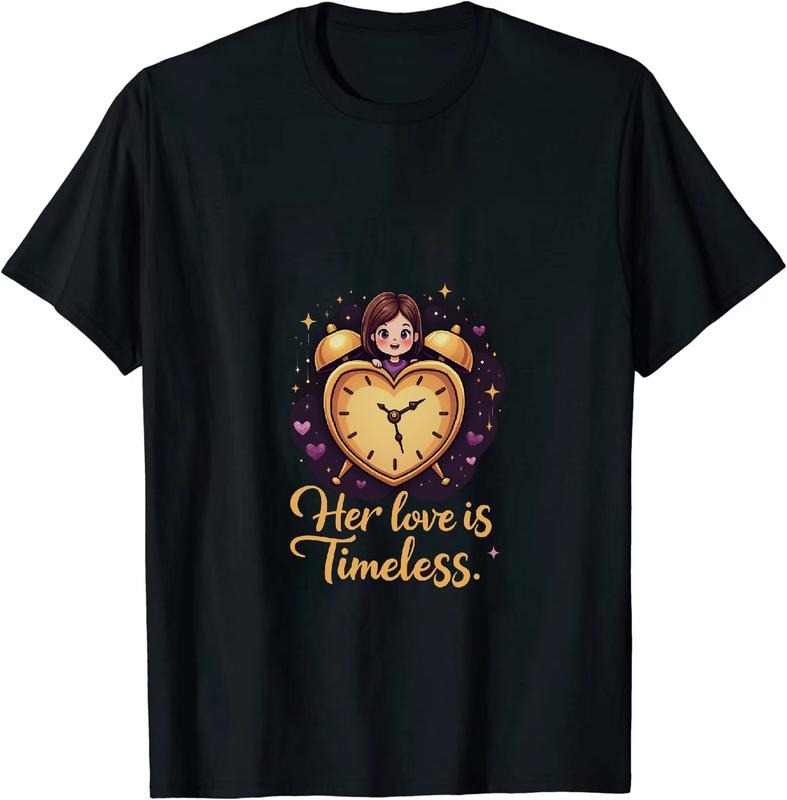 [100% Cotton] Timeless Love Heart Alarm Clock Romantic T-Shirt Hoodie, Sweatshirt | HypeDripTees.com