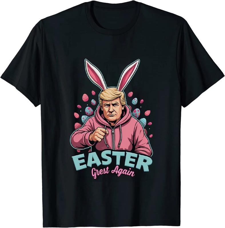 [100% Cotton] Trendy Easter T - Shirt Featuring Bunny Ears Character Hoodie, Sweatshirt | HypeDripTees.com
