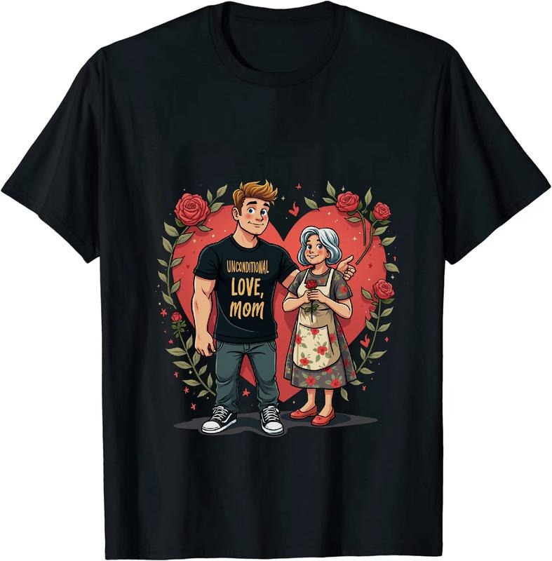 [100% Cotton] Unconscious Love Mom Heart Rose Floral Family T-Shirt Design Hoodie, Sweatshirt | HypeDripTees.com