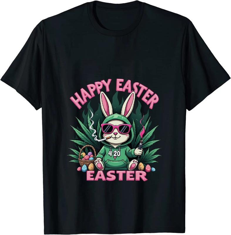 [100% Cotton] Venture Capitalist Easter 420 T - Shirt With Bunny And Basket Hoodie, Sweatshirt | HypeDripTees.com