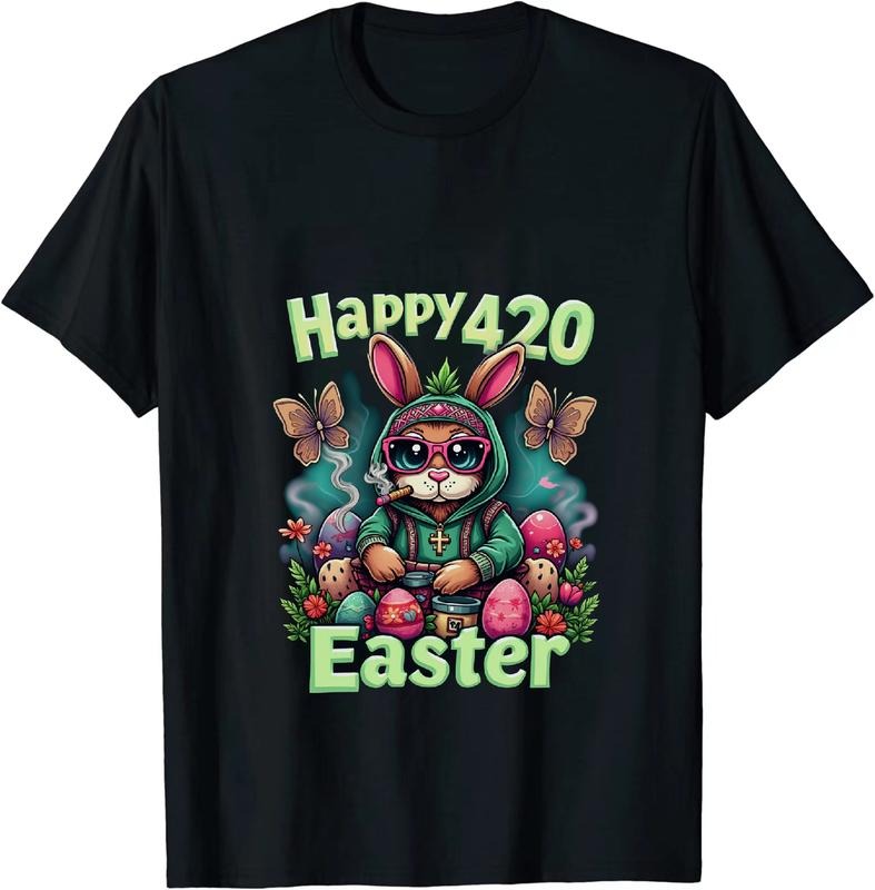[100% Cotton] YouTuber Sensation Happy 4 - 20 Easter T