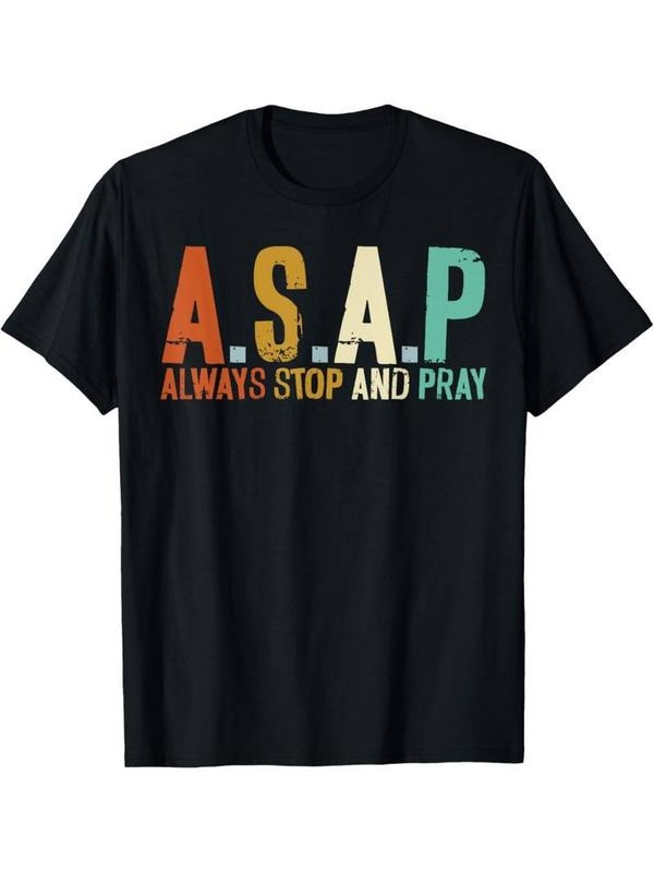 [100% Cotton] graphic tees Always Stop And Pray Religious Pastor Christian Believer T-Shirt Hoodie, Sweatshirt