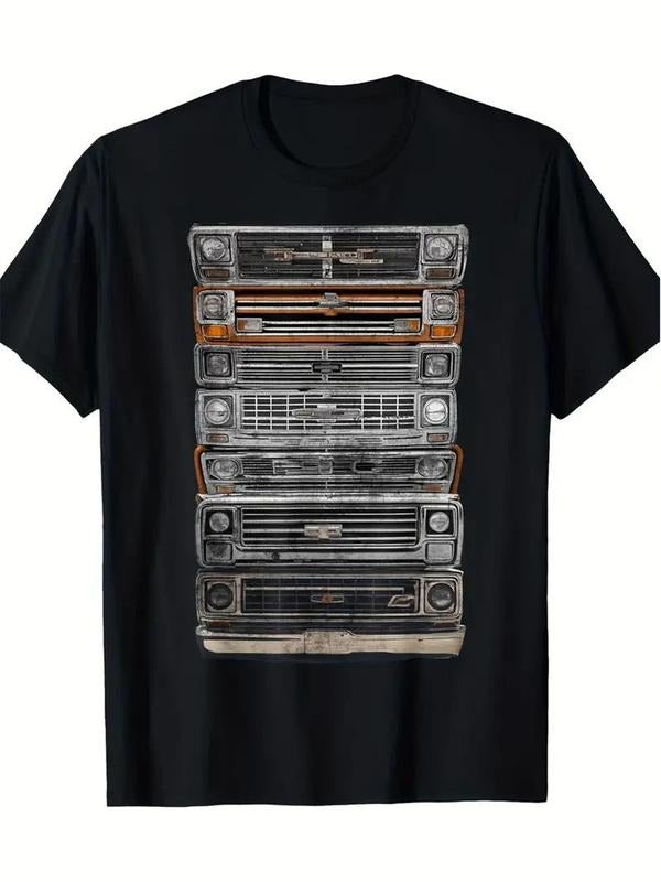 [100% Cotton] graphic tees Classic American Square Body Trucks Graphic T-Shirt for Men Hoodie, Sweatshirt | HypeDripTees.com