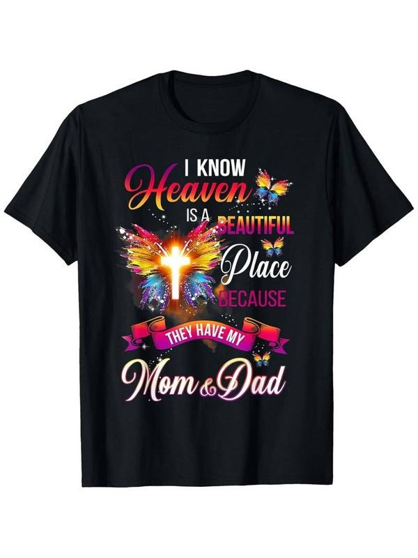 [100% Cotton] graphic tees Heavenly Tribute T-Shirt
