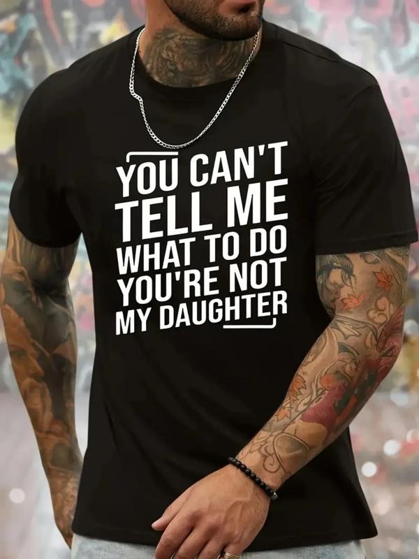 [100% Cotton] graphic tees Retro street element printed T-shirt, classic letter pattern pure cotton short sleeve...