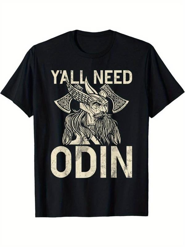 [100% Cotton] graphic tees Y All Need Odin Viking T-Shirt Hoodie, Sweatshirt | HypeDripTees.com
