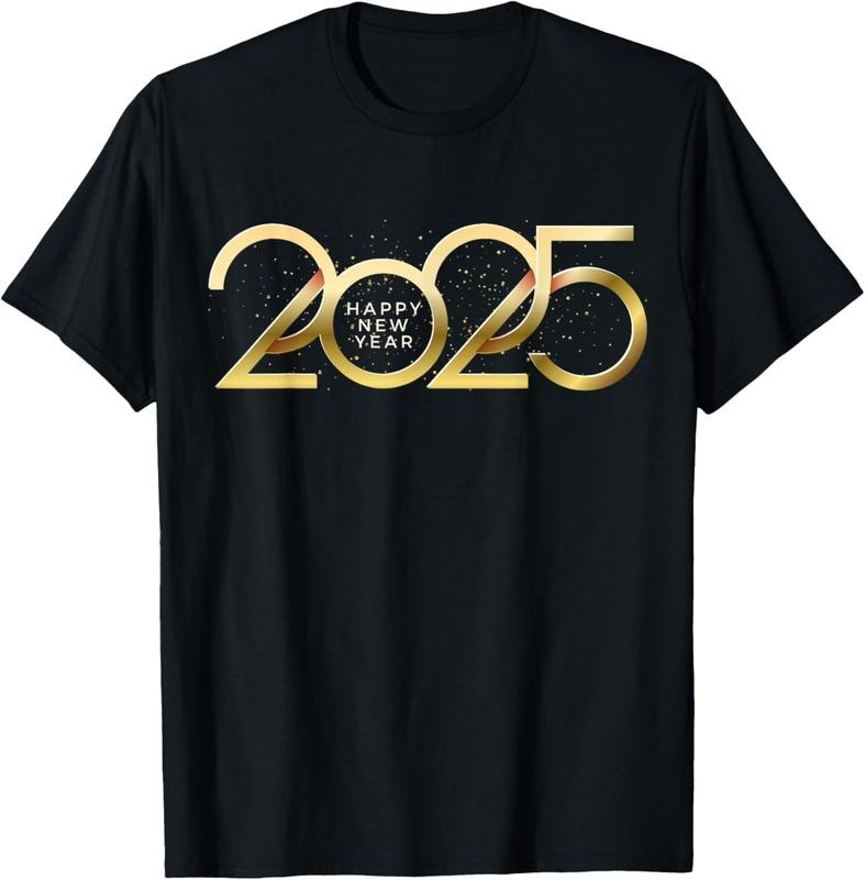100% Cotton 2025 Happy New Year Party Supplies 2025 Family Matching T-Shirt Hoodie, Sweatshirt | HypeDripTees.com