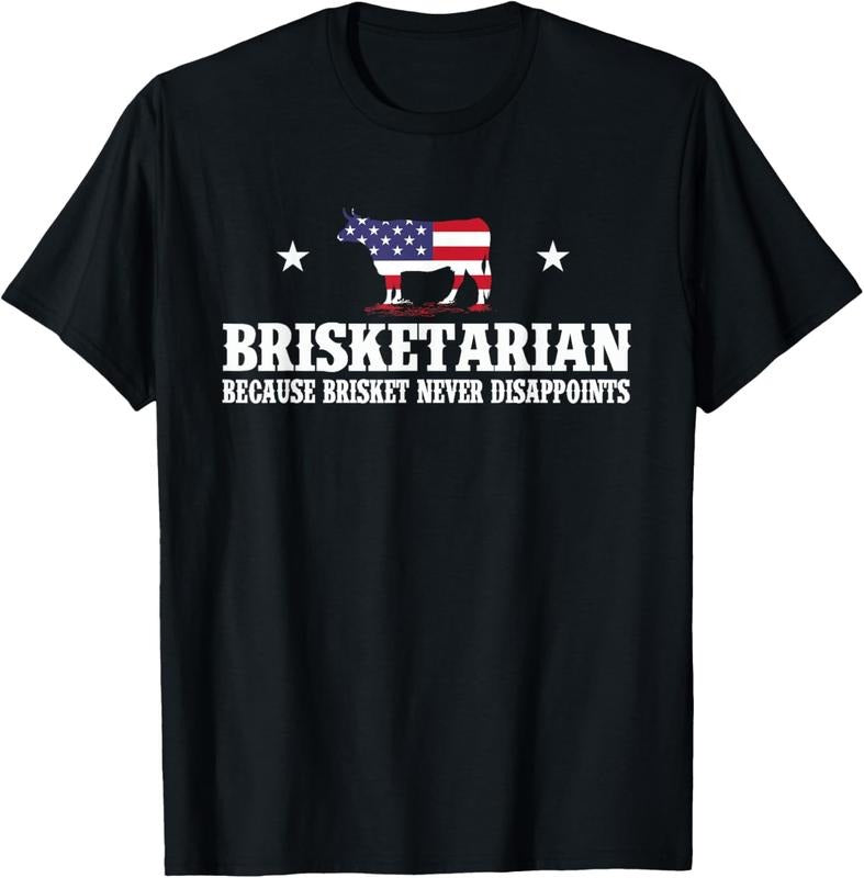 100% Cotton Brisketarian Because Brisket Never Disappoints - BBQ Lover T-Shirt Hoodie, Sweatshirt | HypeDripTees.com