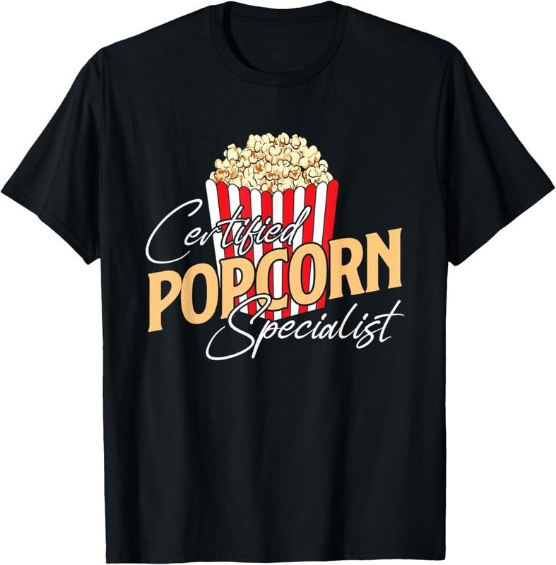 100% Cotton Certified Popcorn Specialist - Popped Corn Kernel Snack Fan T-Shirt Hoodie, Sweatshirt | HypeDripTees.com