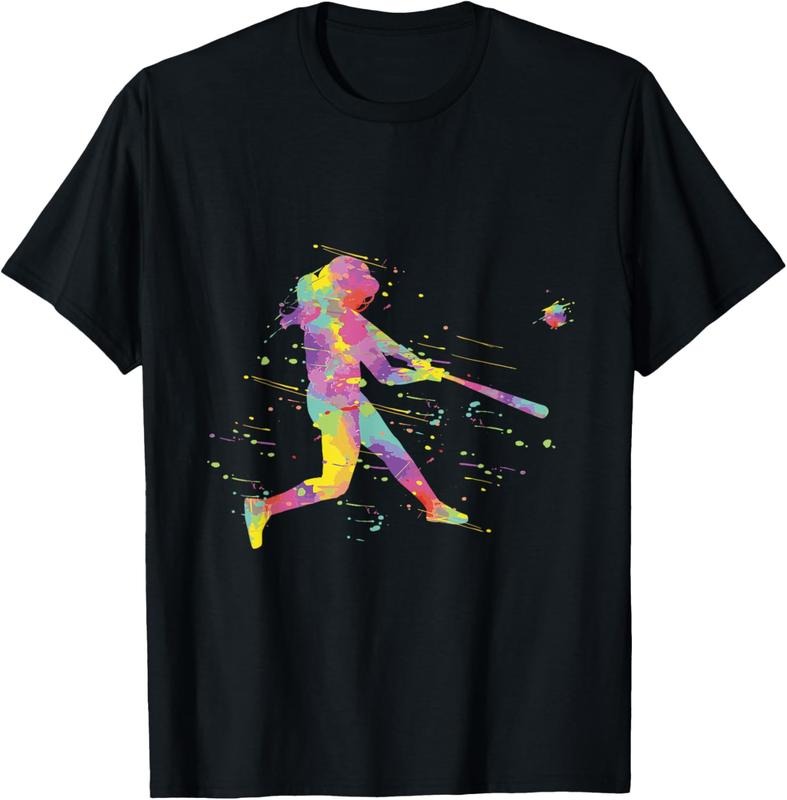 100% Cotton Classic Softball Girl T-Shirt
