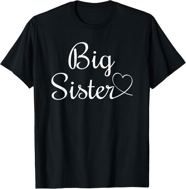 100% Cotton Cool Big Sister T-Shirt Hoodie, Sweatshirt | HypeDripTees.com