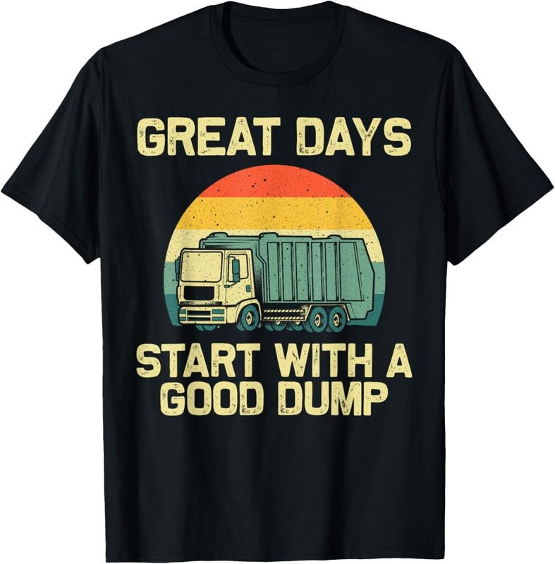 100% Cotton Cool Garbage Truck For Men Boys Trash Waste Management T-Shirt Hoodie, Sweatshirt | HypeDripTees.com