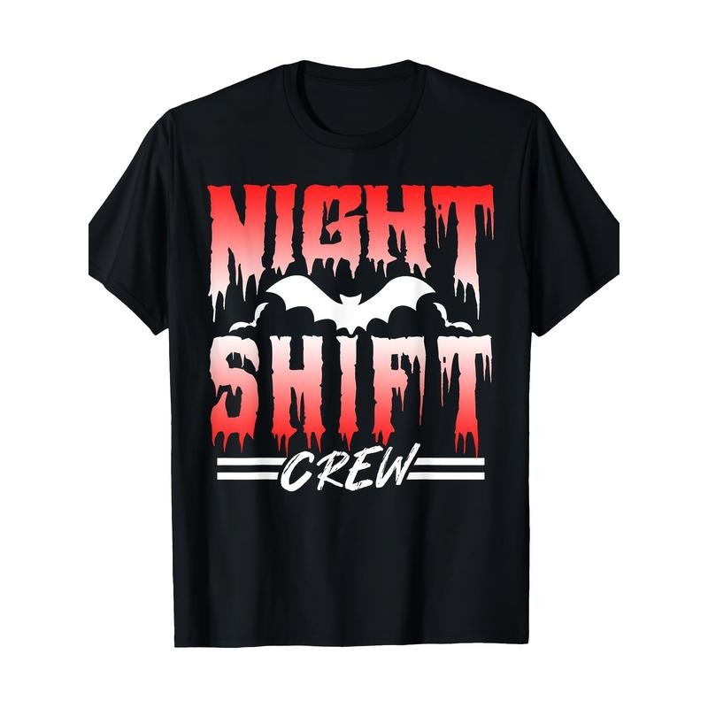 100% Cotton Crew Neck T-Shirt with Geometric Bat Pattern - Casual Style, Short Sleeve, Regular Fit Knit Fabric - Digital...