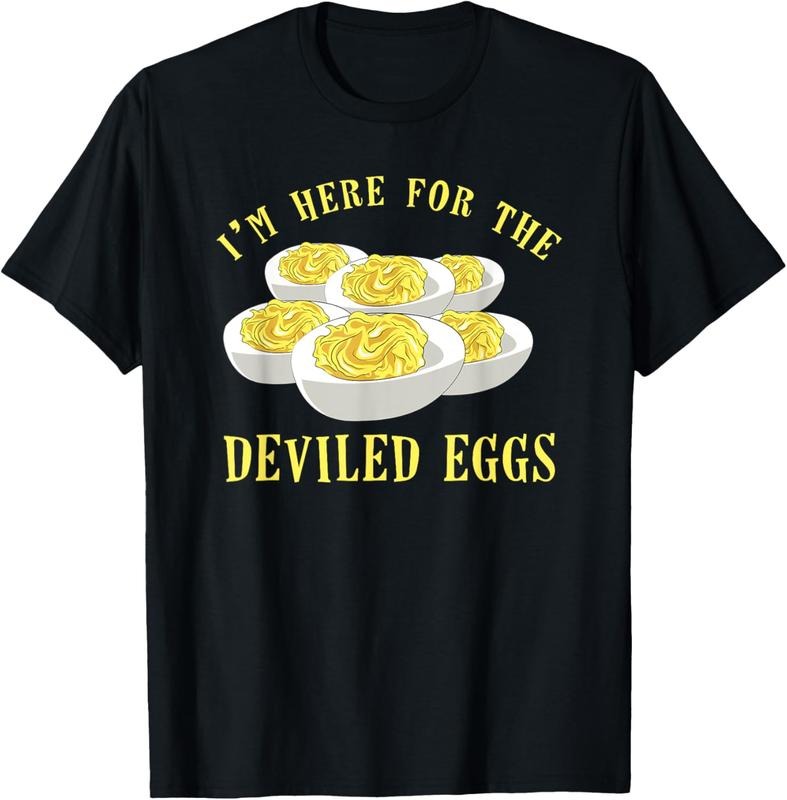 100% Cotton Deviled Egg Funny Food Gift T-Shirt Hoodie, Sweatshirt | HypeDripTees.com