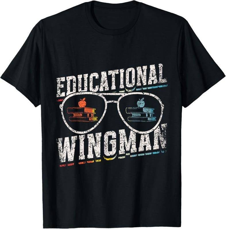 100% Cotton Educational Wingman Assisting Teacher Teaching Assistant T-Shirt Hoodie, Sweatshirt | HypeDripTees.com
