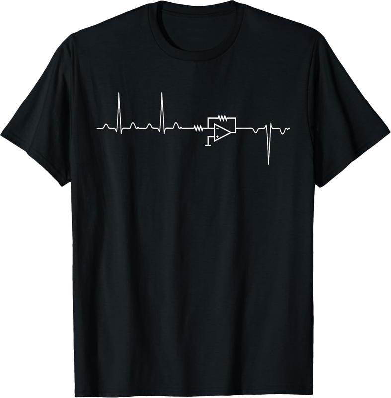 100% Cotton Electrical Engineering - Heartbeat Inverter T-Shirt Hoodie, Sweatshirt | HypeDripTees.com