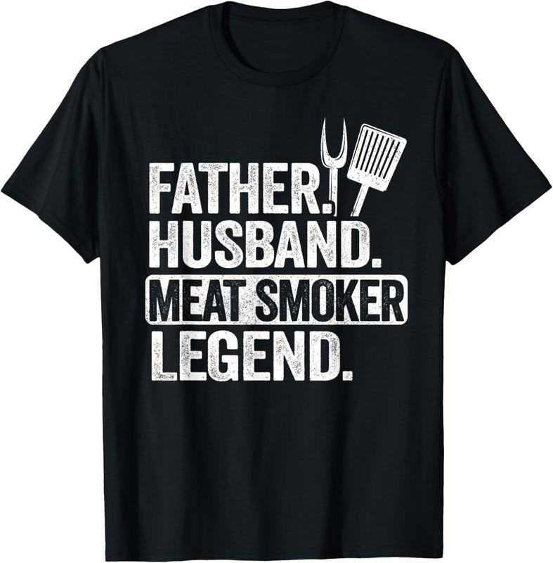 100% Cotton Father Husband Meat Smoker Legend Grilling Dad Meat Smoking T-Shirt Hoodie, Sweatshirt | HypeDripTees.com