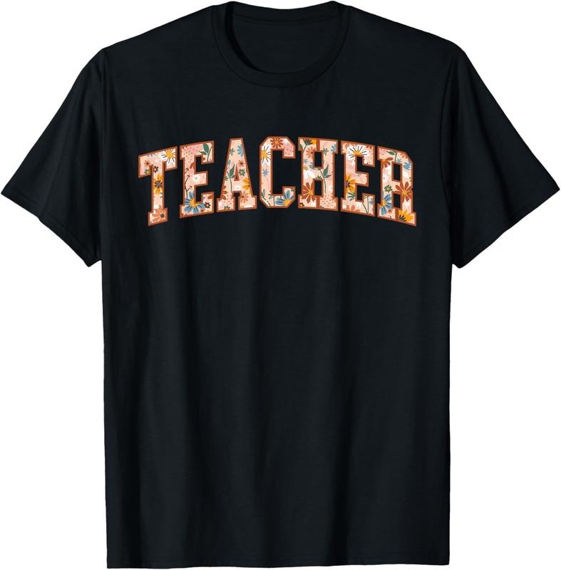 100% Cotton Floral Teacher Shirt Gardener Teacher Flowers Cute T-Shirt Hoodie, Sweatshirt | HypeDripTees.com