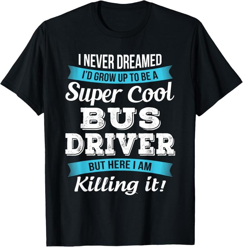 100% Cotton Funny Bus Driver Gift T-Shirt Hoodie, Sweatshirt | HypeDripTees.com