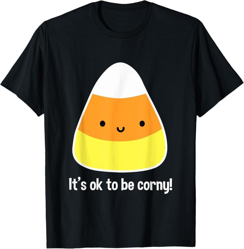 100% Cotton Funny Candy Corn Shirts for Women Cute Kawaii Halloween Tee T-Shirt Hoodie, Sweatshirt | HypeDripTees.com