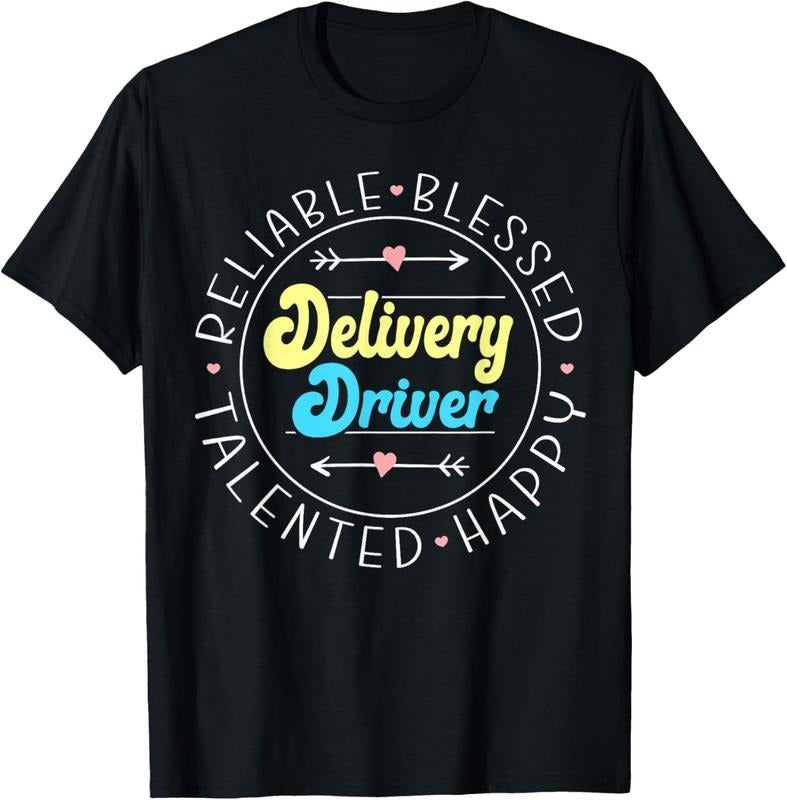 100% Cotton Funny Delivery Truck Driver Courier Postal Worker Delivery Driver T-Shirt Hoodie, Sweatshirt | HypeDripTees.com