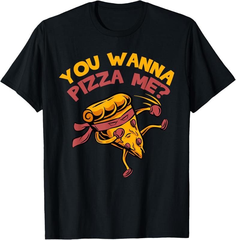 100% Cotton Funny You Wanna Pizza Me Foods Lovers T-Shirt Hoodie, Sweatshirt | HypeDripTees.com