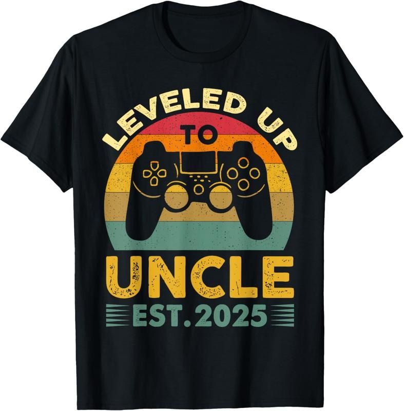 100% Cotton I Leveled Up to Uncle 2025 I'm Going to Be Uncle 2025 Gamer T-Shirt Hoodie, Sweatshirt | HypeDripTees.com
