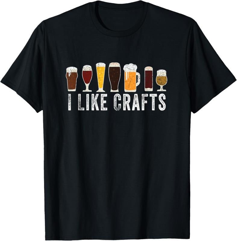 100% Cotton I Like Crafts Beer Brewer Home Brewing Making Drinking Dad T-Shirt Hoodie, Sweatshirt | HypeDripTees.com