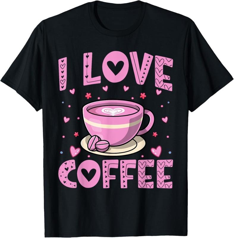 100% Cotton I Love Coffee - Funny Coffee Drinker Caffeine Addict T-Shirt Hoodie, Sweatshirt | HypeDripTees.com