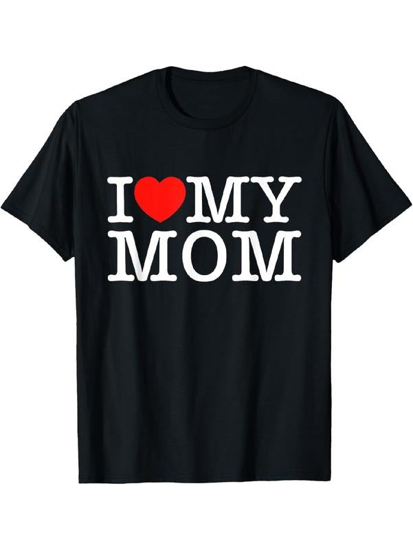 [100% Cotton]I Love My Mom T-Shirt Hoodie, Sweatshirt | HypeDripTees.com
