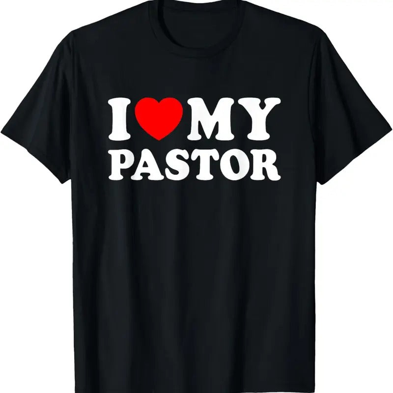 100% Cotton I Love My Pastor T-Shirt Hoodie, Sweatshirt | HypeDripTees.com