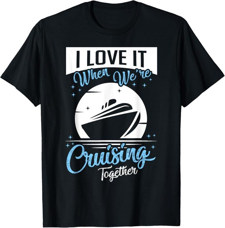 100% Cotton Matching Couple Shirt Cruising Vacation Cruise Ship Gift T-Shirt Hoodie, Sweatshirt | HypeDripTees.com